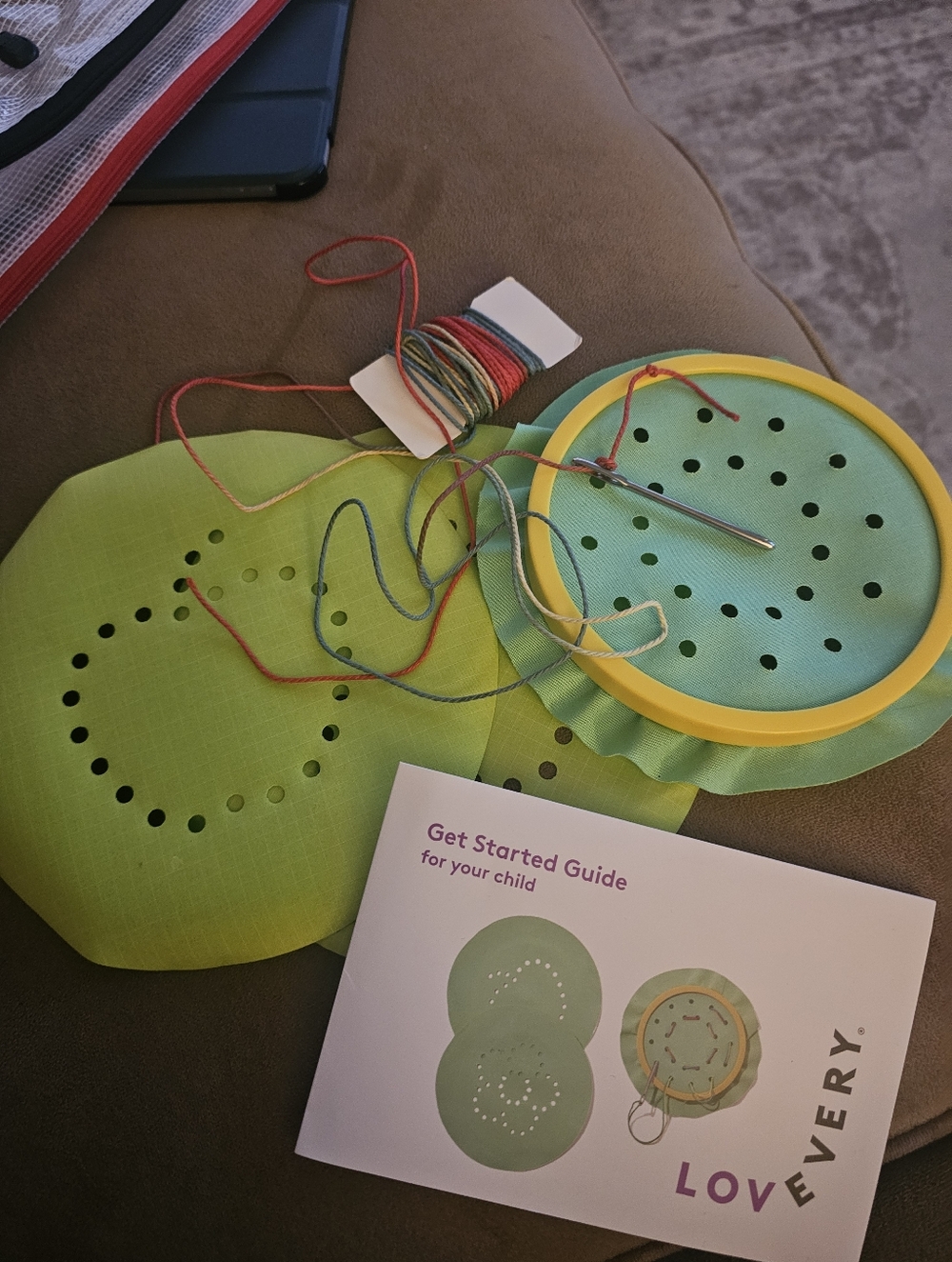 Lovevery Lacing/sewing Set